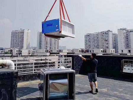 成都龍泉驛六中學校食堂油煙凈化工程